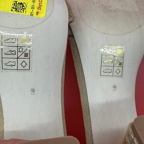 Jeffrey Campbell Rowboat Jute Wrapped Ankle-Strap Sandals Women's Size 9 Display - Picture 11 of 11